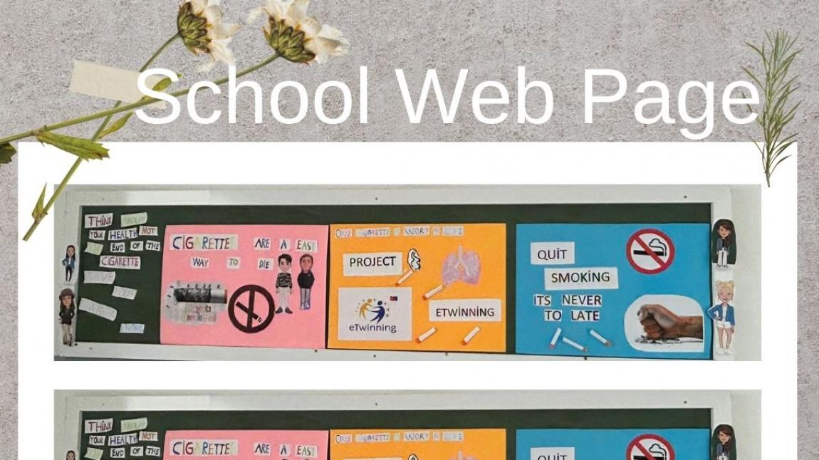 QUİT SMOKİNG NEVER TOO LATE - SCHOOL WEB PAGE